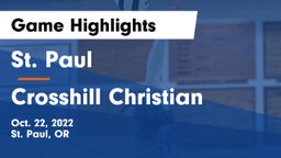 St. Paul  vs Crosshill Christian  Game Highlights - Oct. 22, 2022