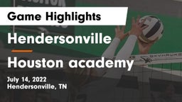 Hendersonville  vs Houston academy Game Highlights - July 14, 2022
