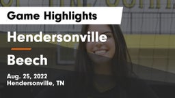 Hendersonville  vs Beech Game Highlights - Aug. 25, 2022