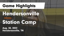 Hendersonville  vs Station Camp Game Highlights - Aug. 30, 2022