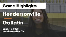 Hendersonville  vs Gallatin Game Highlights - Sept. 13, 2022