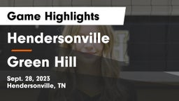 Hendersonville  vs Green Hill Game Highlights - Sept. 28, 2023