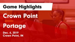 Crown Point  vs Portage  Game Highlights - Dec. 6, 2019