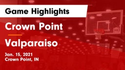 Crown Point  vs Valparaiso  Game Highlights - Jan. 15, 2021