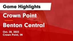 Crown Point  vs Benton Central  Game Highlights - Oct. 28, 2023