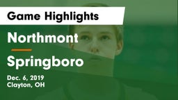 Northmont  vs Springboro  Game Highlights - Dec. 6, 2019