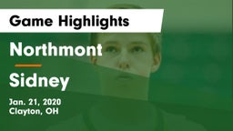 Northmont  vs Sidney  Game Highlights - Jan. 21, 2020