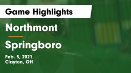 Northmont  vs Springboro  Game Highlights - Feb. 5, 2021