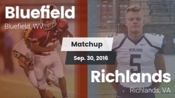 Matchup: Bluefield High vs. Richlands  2016