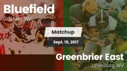 Matchup: Bluefield High vs. Greenbrier East  2017