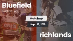 Matchup: Bluefield High vs. richlands 2018