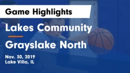 Lakes Community  vs Grayslake North  Game Highlights - Nov. 30, 2019