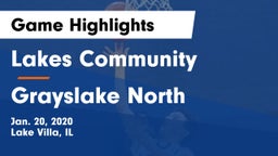 Lakes Community  vs Grayslake North  Game Highlights - Jan. 20, 2020
