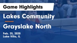 Lakes Community  vs Grayslake North  Game Highlights - Feb. 25, 2020