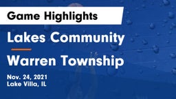 Lakes Community  vs Warren Township  Game Highlights - Nov. 24, 2021