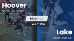 Matchup: Hoover  vs. Lake  2016