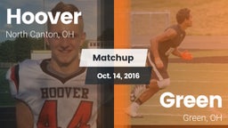 Matchup: Hoover  vs. Green  2016