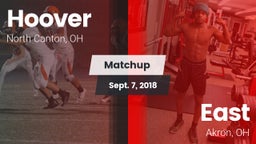 Matchup: Hoover  vs. East  2018