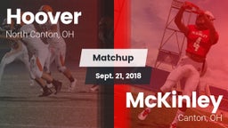 Matchup: Hoover  vs. McKinley  2018
