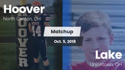 Matchup: Hoover  vs. Lake  2018