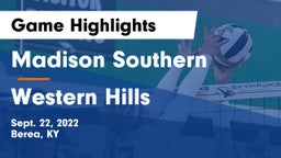 Madison Southern  vs Western Hills  Game Highlights - Sept. 22, 2022