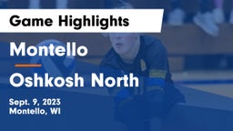 Montello  vs Oshkosh North  Game Highlights - Sept. 9, 2023