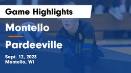 Montello  vs Pardeeville  Game Highlights - Sept. 12, 2023