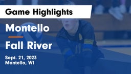 Montello  vs Fall River  Game Highlights - Sept. 21, 2023