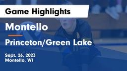 Montello  vs Princeton/Green Lake  Game Highlights - Sept. 26, 2023