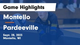 Montello  vs Pardeeville  Game Highlights - Sept. 28, 2023
