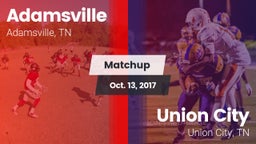 Matchup: Adamsville High vs. Union City  2017