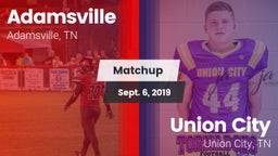 Matchup: Adamsville High vs. Union City  2019