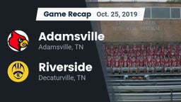 Recap: Adamsville  vs. Riverside  2019