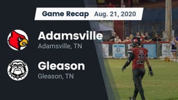 Recap: Adamsville  vs. Gleason  2020