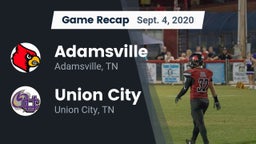 Recap: Adamsville  vs. Union City  2020