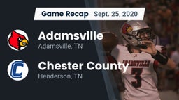 Recap: Adamsville  vs. Chester County  2020