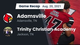 Recap: Adamsville  vs. Trinity Christian Academy  2021
