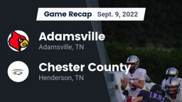 Recap: Adamsville  vs. Chester County  2022