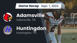 Recap: Adamsville  vs. Huntingdon  2023