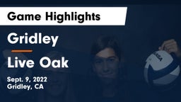 Gridley  vs Live Oak  Game Highlights - Sept. 9, 2022