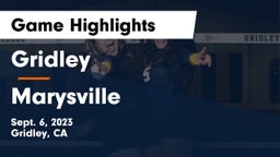 Gridley  vs Marysville  Game Highlights - Sept. 6, 2023