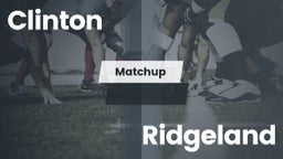 Matchup: Clinton  vs. Ridgeland  2016