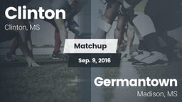 Matchup: Clinton  vs. Germantown  2016