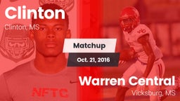 Matchup: Clinton  vs. Warren Central  2016