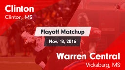 Matchup: Clinton  vs. Warren Central  2016