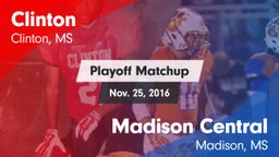 Matchup: Clinton  vs. Madison Central  2016