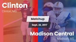 Matchup: Clinton  vs. Madison Central  2017