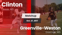 Matchup: Clinton  vs. Greenville-Weston  2017