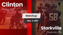 Matchup: Clinton  vs. Starkville  2017