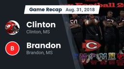 Recap: Clinton  vs. Brandon  2018